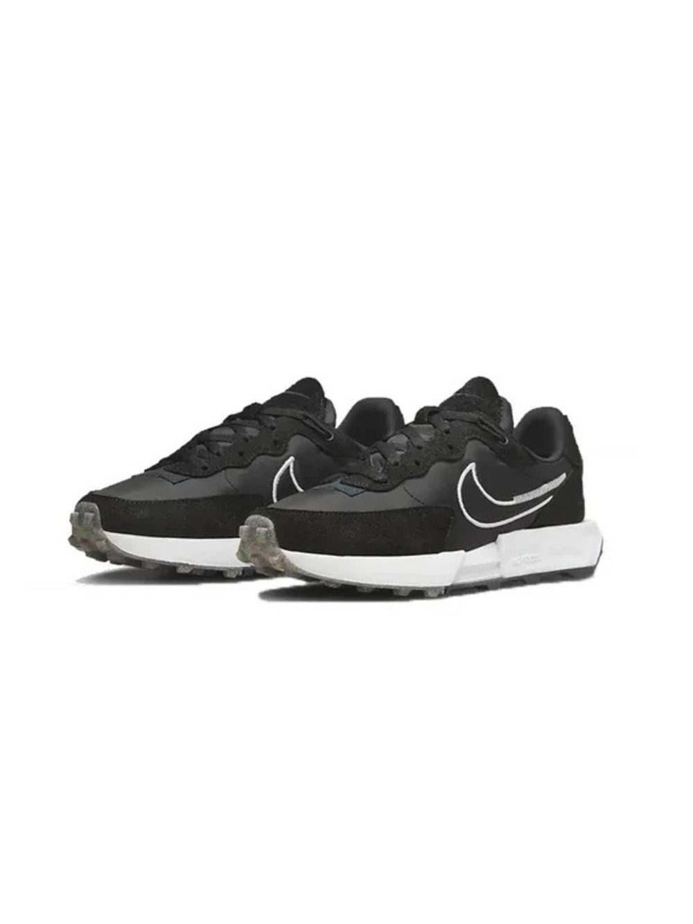 Nike Women's Fontanka Waffle Black/White-Dark Obsidian